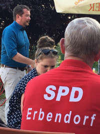 SPD Feierabendseidl im Sportzentrum Kreinzl in Erbendorf, mit Grötsch MdB, 2021