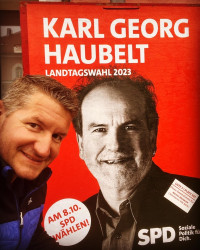 Foto: Plakatierung Landtags- und Bezirkstagswahlkampf Bayern 2023, Martin Gallersdörfer 2023