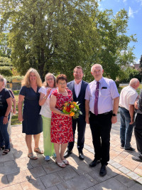 Ernennung Brigitte Scharf zur Ehrenvorsitzenden des SPD OV Erbendorf, Foto 1 Antje Koller, 2023