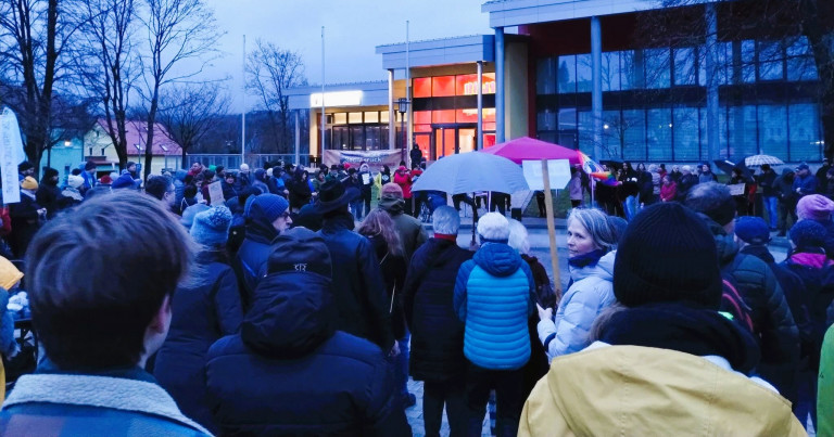 Bündnis für Toleranz und Menschenrechte_Demonstation_Stadtpark_11.02.2024