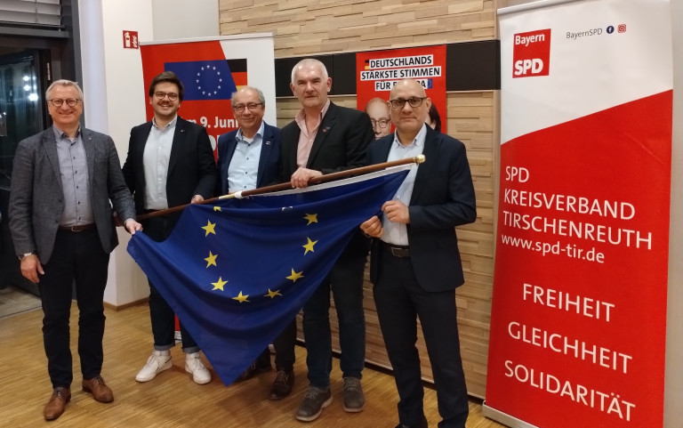 Zentrale Veranstaltung zur Europawahl SPD-Kreisverband TIR am 15.05.2024 in der Stadthalle Erbendorf