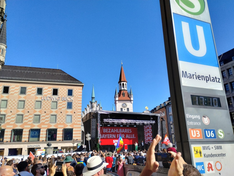 Foto: Wahlkampfauftakt am 18. August 2023 in München, Petra Thomas, 2023