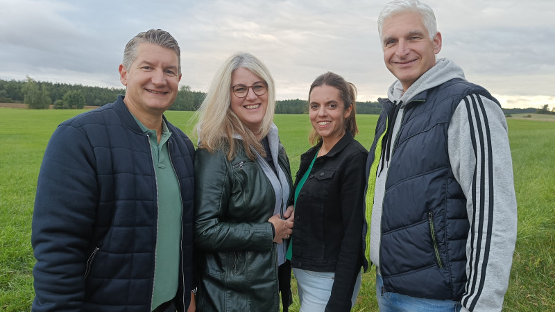 v.l.n.r.: Martin Gallersdörfer, Petra Thomas, Marianne Fachtan, Reinhold Kastner;
